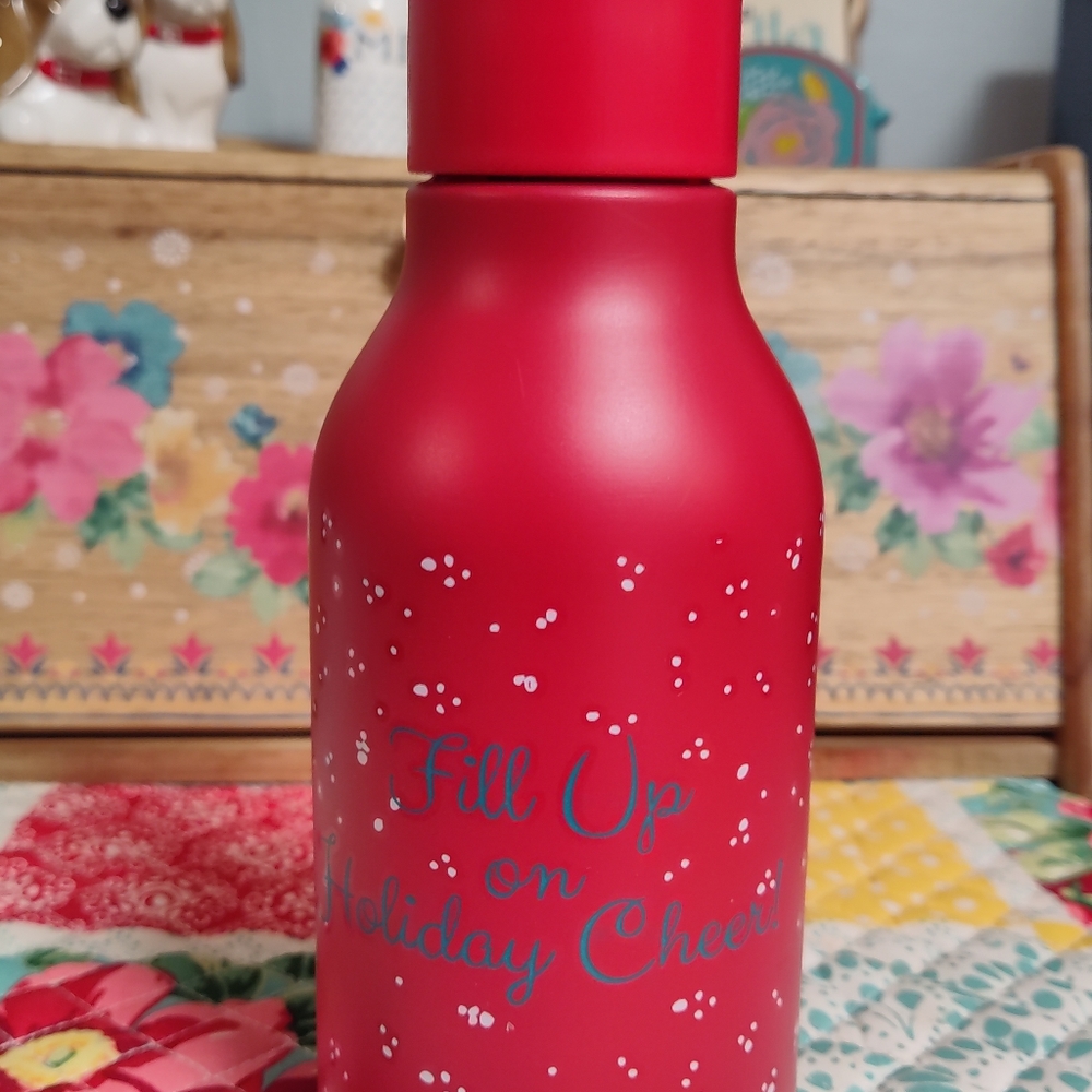 🌺🎄 RARE New 2021 Pioneer Woman Holiday Tree 12-Ounce Stainless Steel Mug - Picture 4 of 6